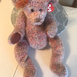 Ty Razzmatazz Lilac Bear 17" Retired Classic
